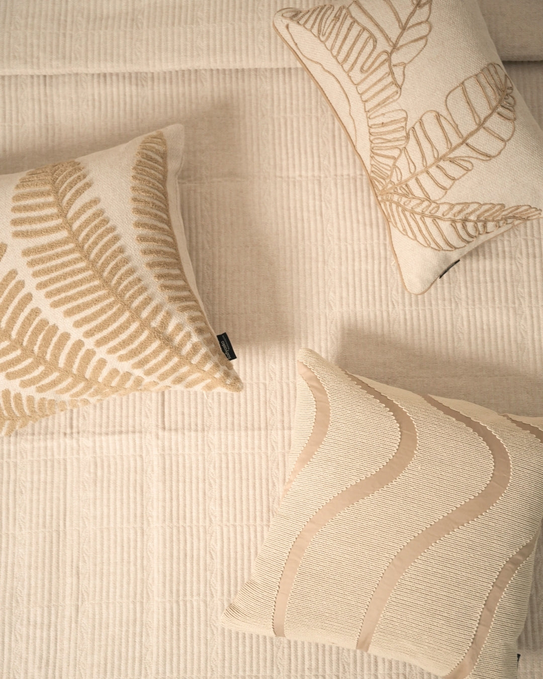 Blossom Beige Bedding Set (11 PC Set)
