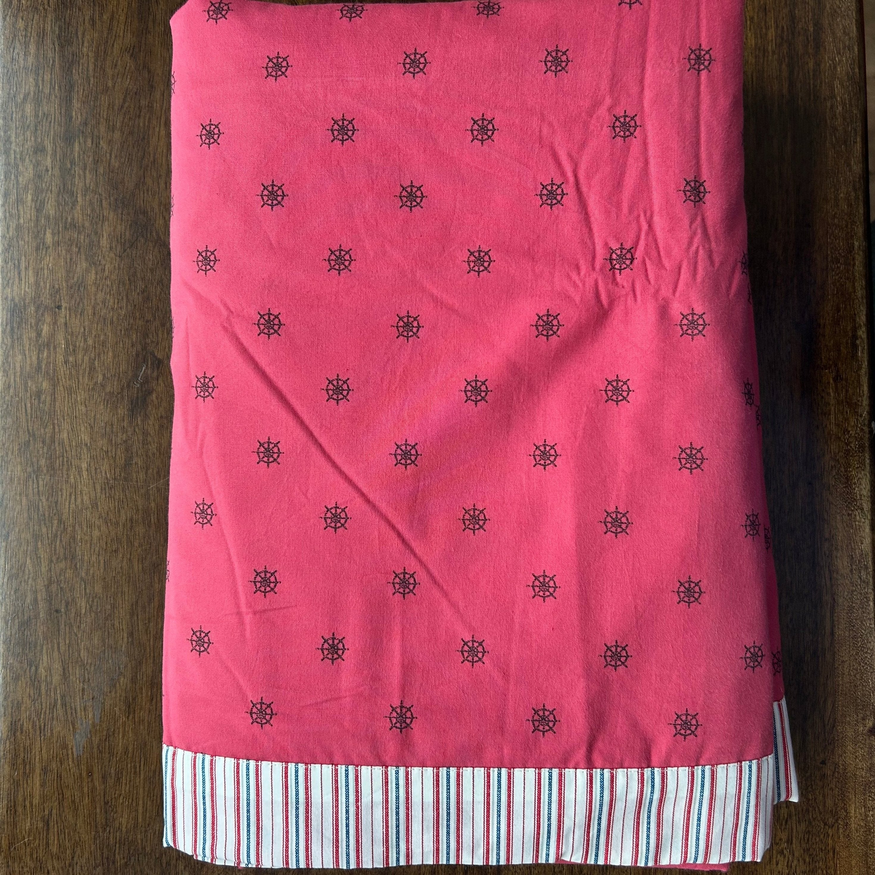 Single Bed Pink Printed Premium Pure Cotton Reversible Dohar