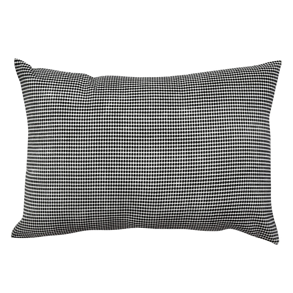 Black & White Cushion Cover 12x18 Check Design Geometric Pattern Cushion Case…
