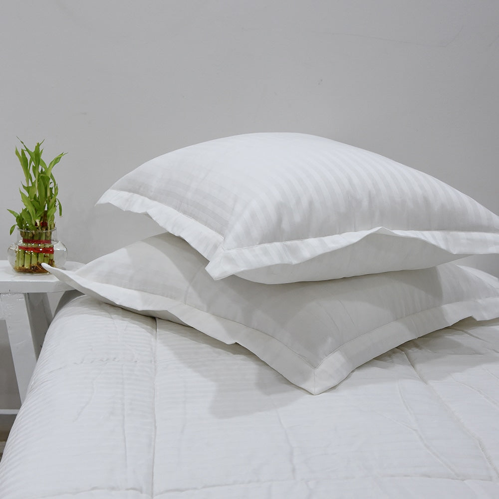 Cotton Stripe Pillow Cover 21x 27 Inches