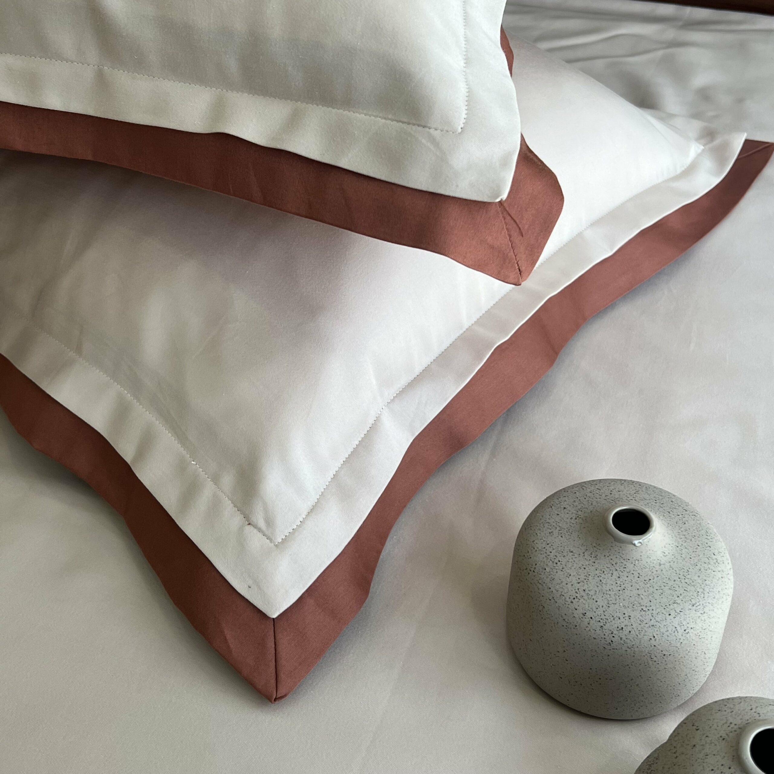 Buff Terracotta Duplex Bedsheet