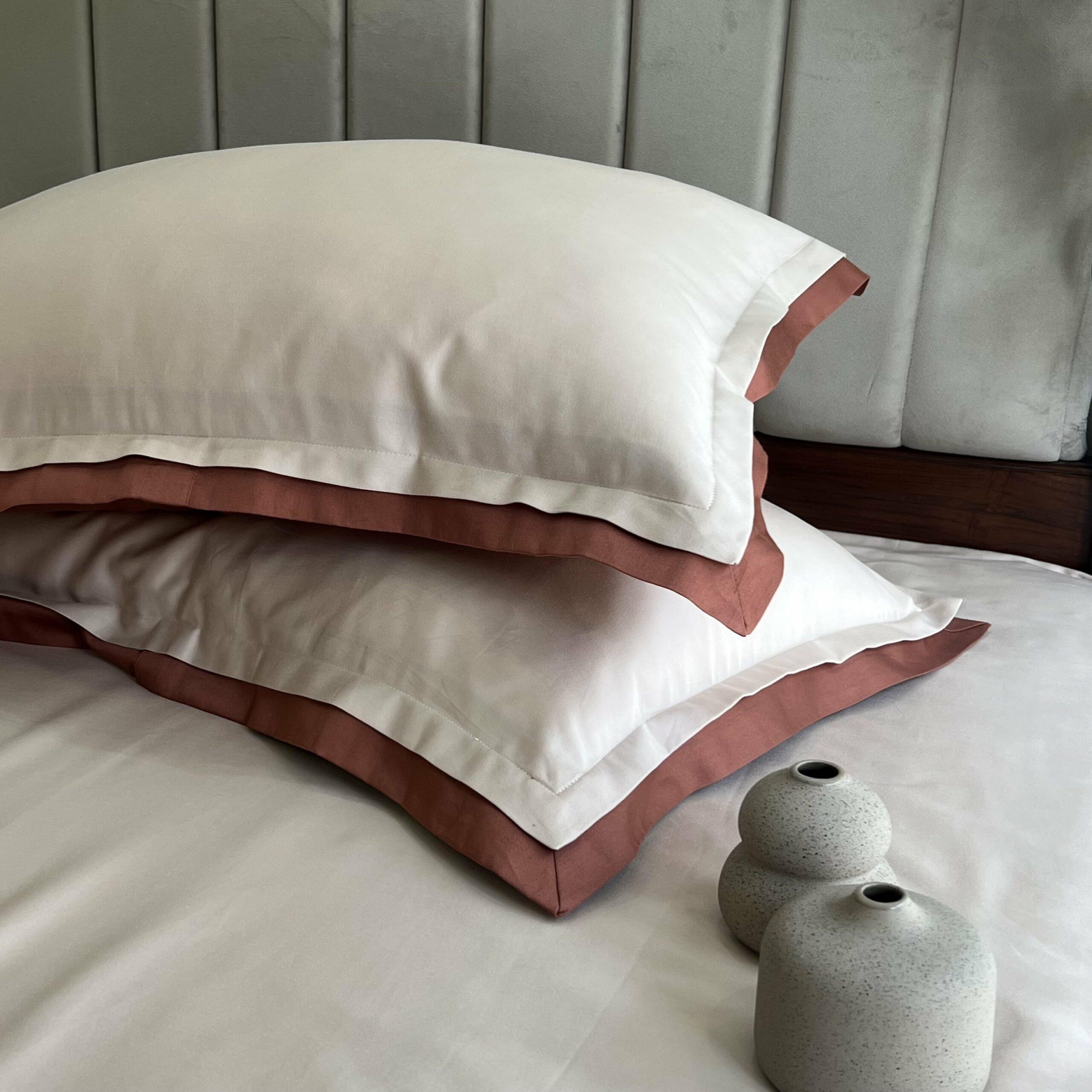 Buff Terracotta Duplex Pillow Covers (Set of 2)