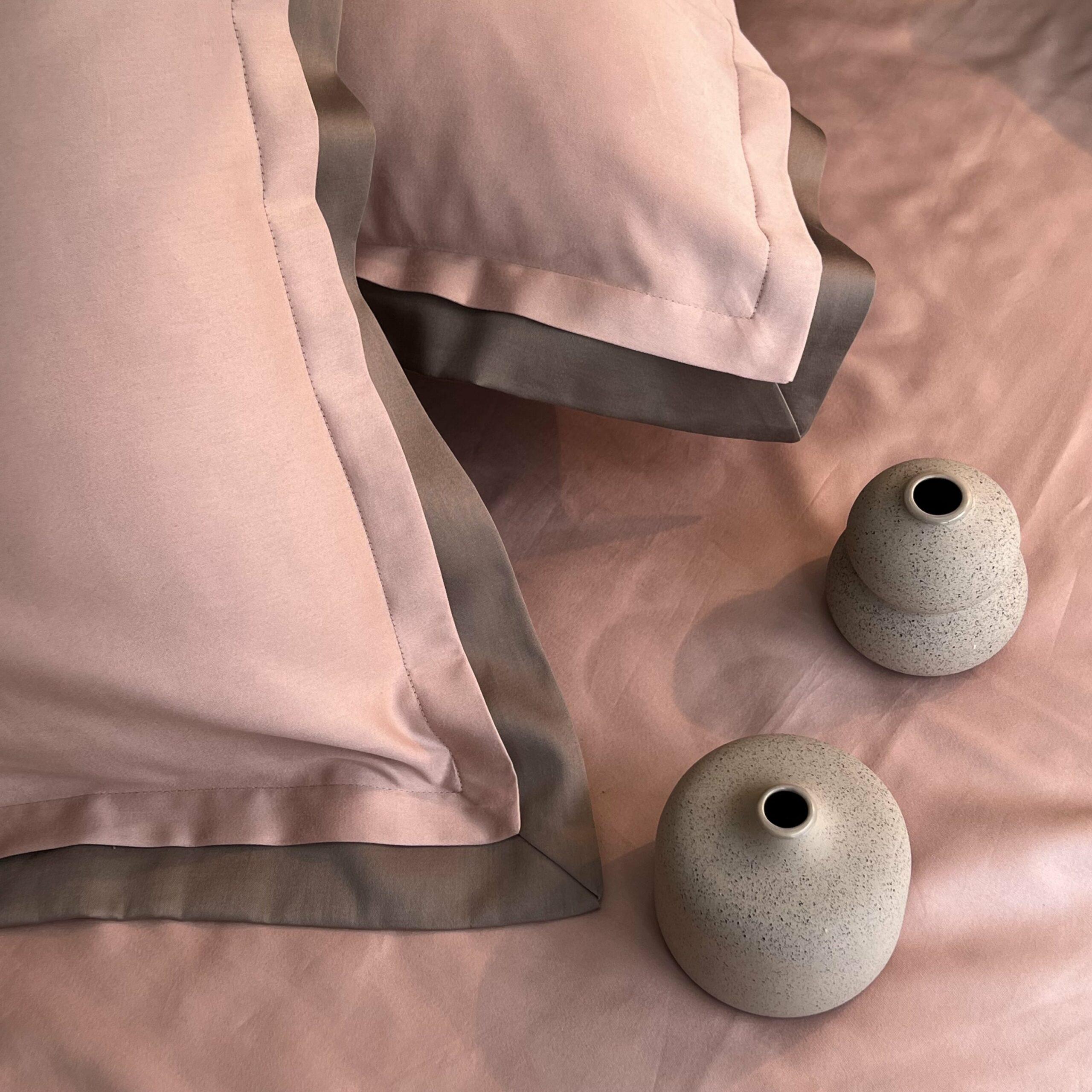 Rose Taupe Duplex Pillow Covers (Set of 2)