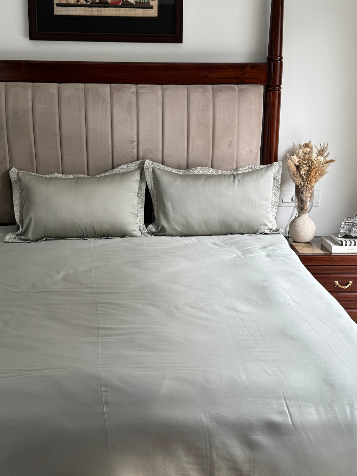 Eden Sage Green Bedsheet Set