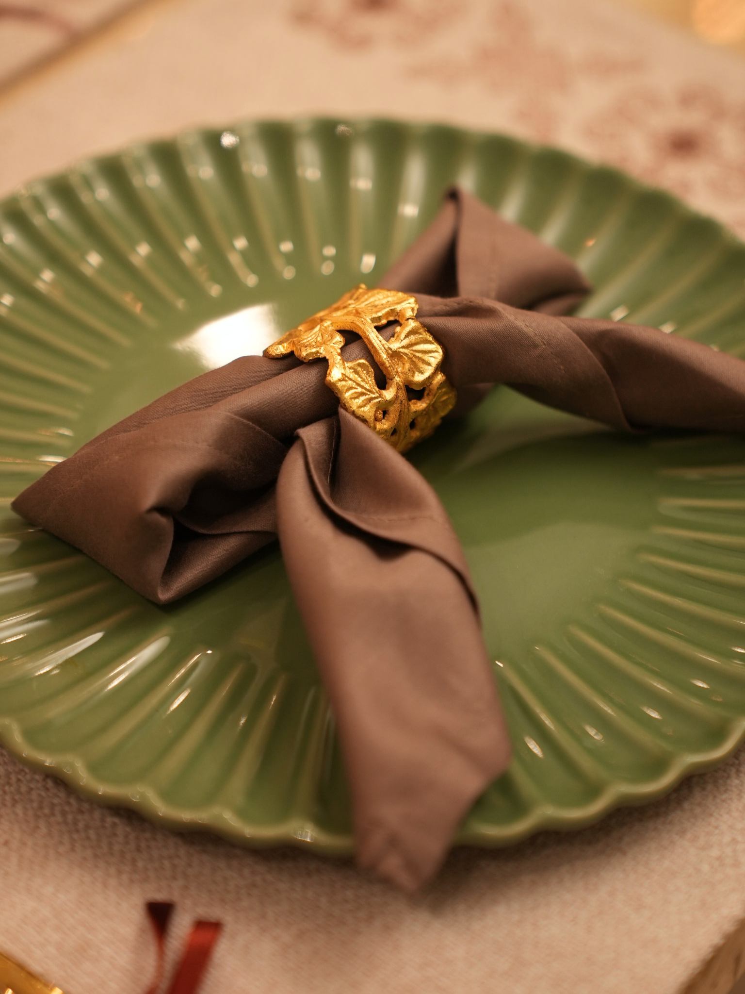 Auric Napkin Rings Set of Six