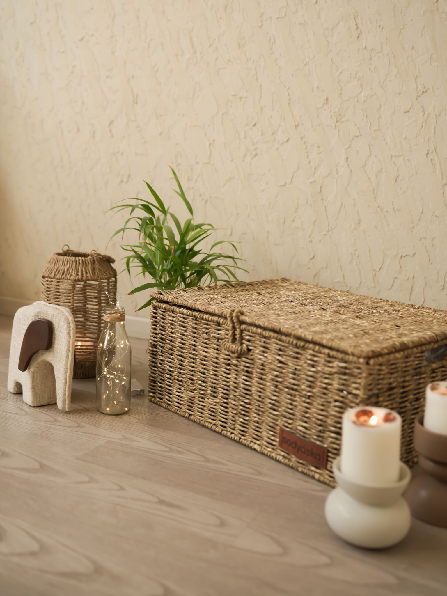 Nuance Buff Cotton Bedding Set (8 PC Set)