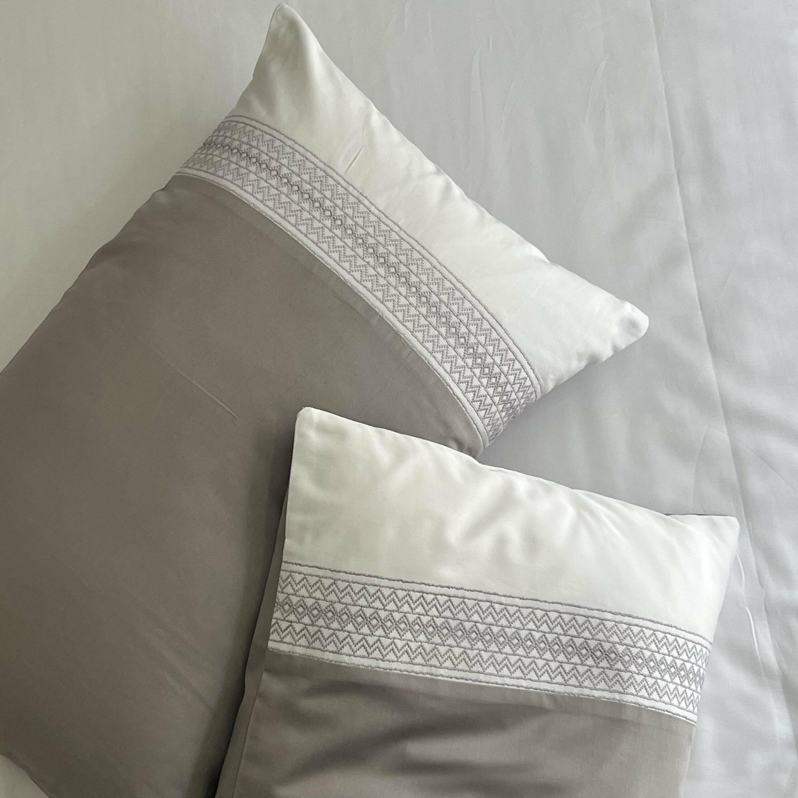Lucent White Pillow Covers (Set of 2)