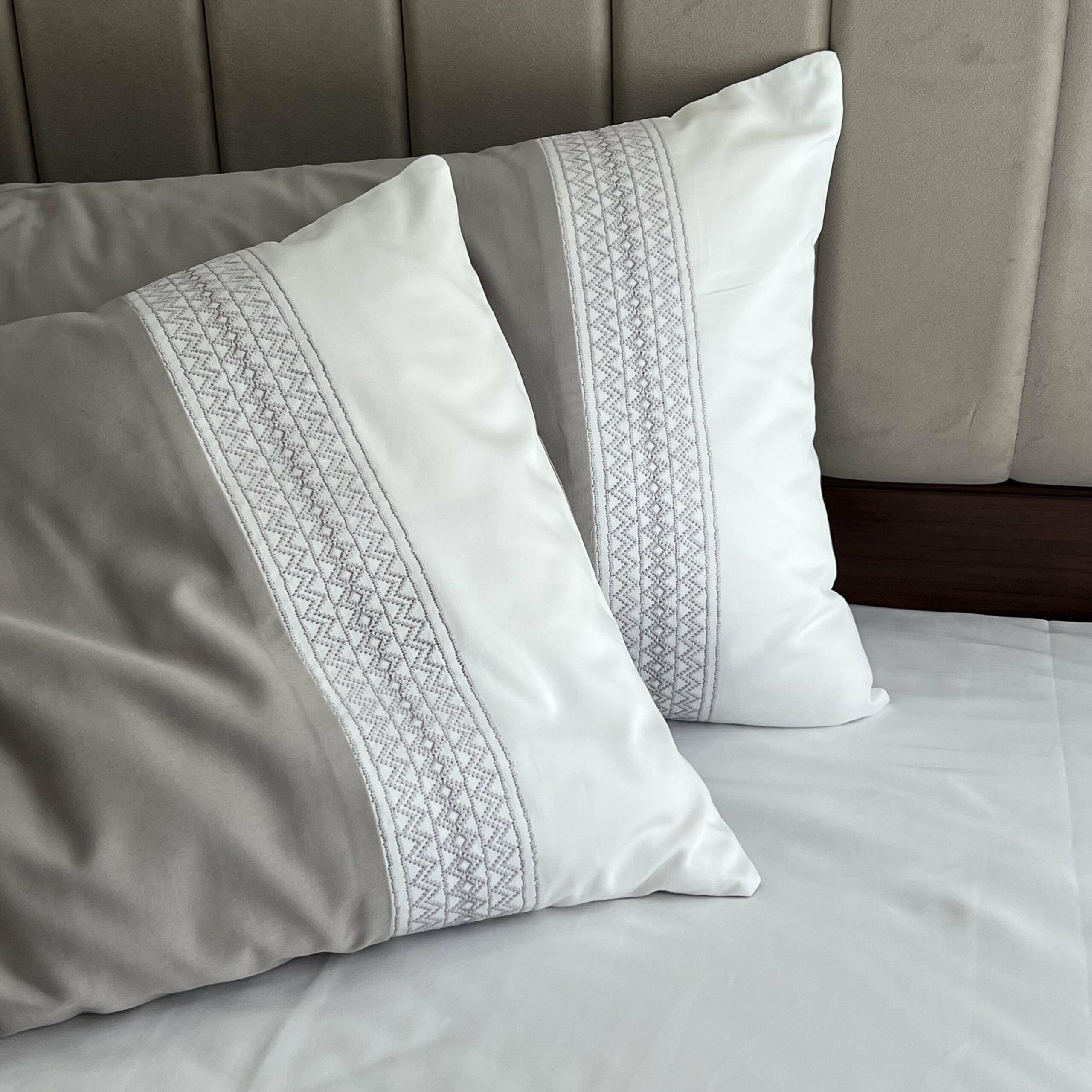 Lucent White Pillow Covers (Set of 2)