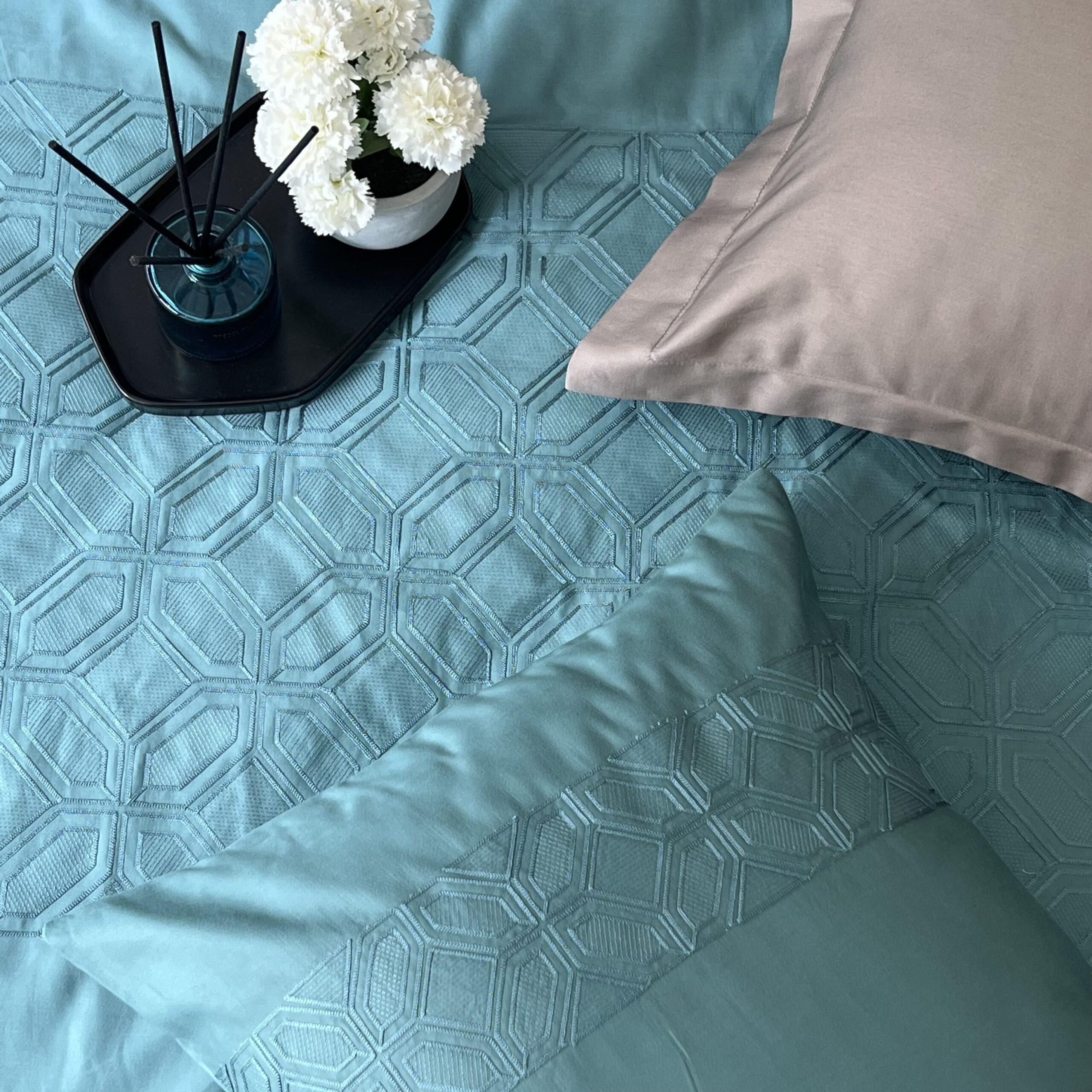 Arc Turquoise Syona Duvet Cover