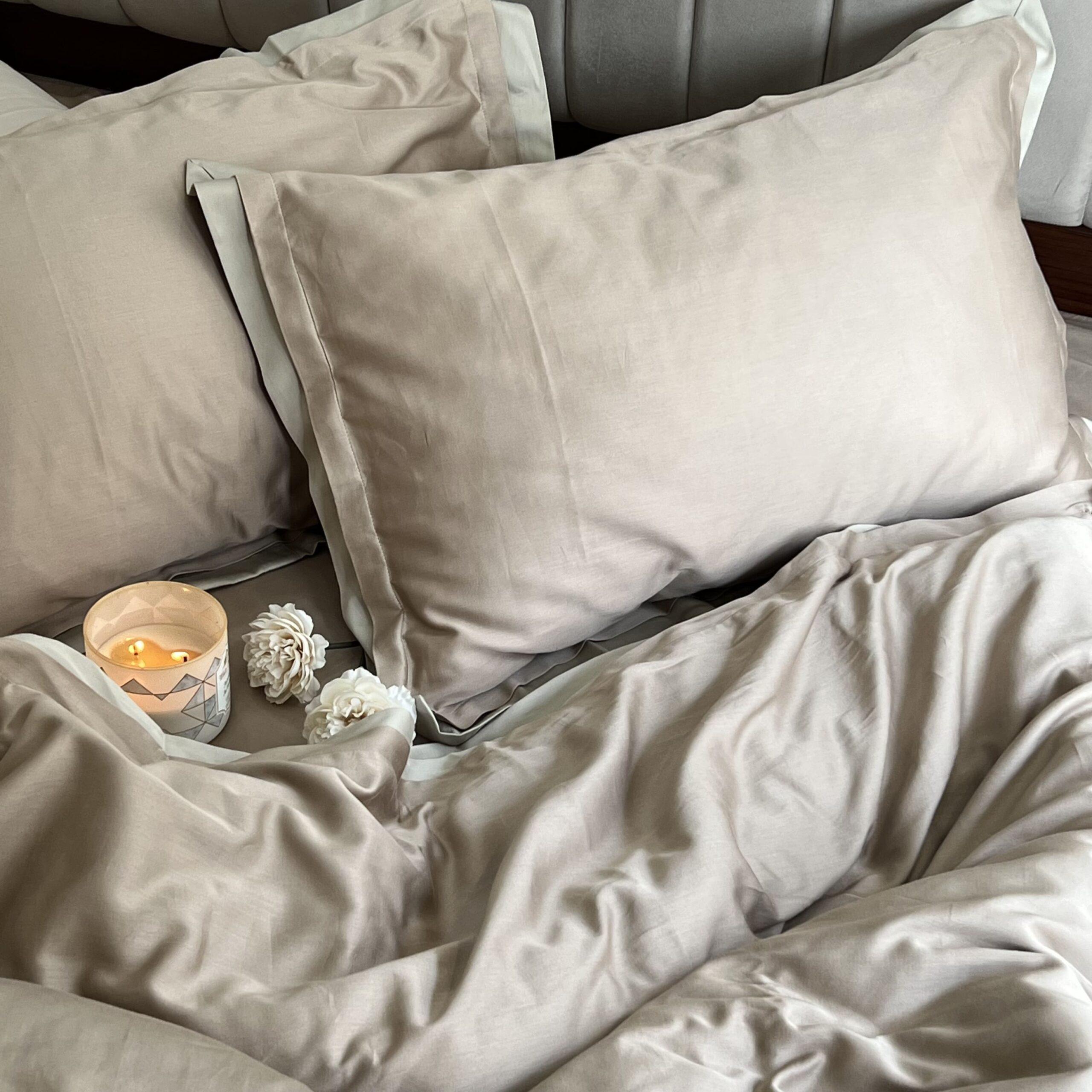 Sand and Beige Duplex Duvet Cover