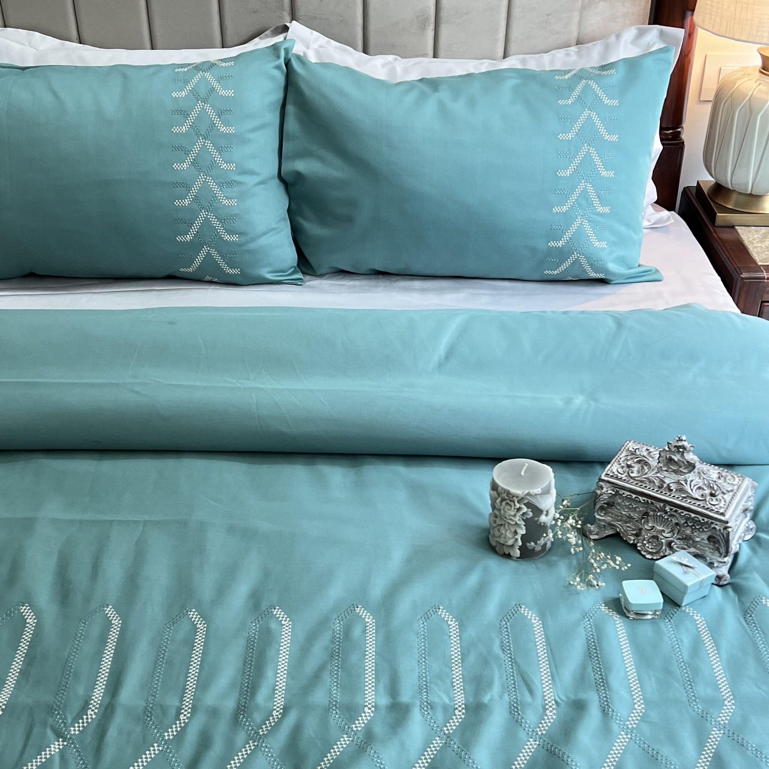 Tribe Turquoise Syona Duvet Cover Set