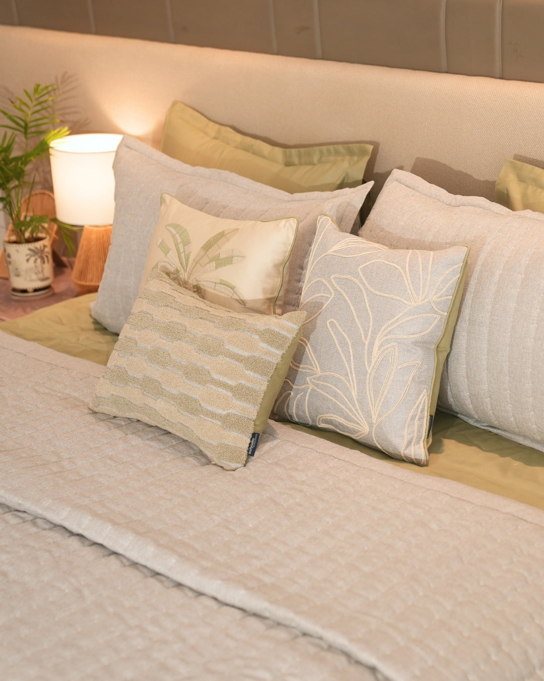 Lumina Grey Bedding Set (11 PC Set)