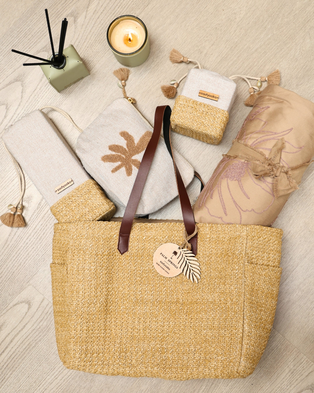 Raffia Resort Tote Bag
