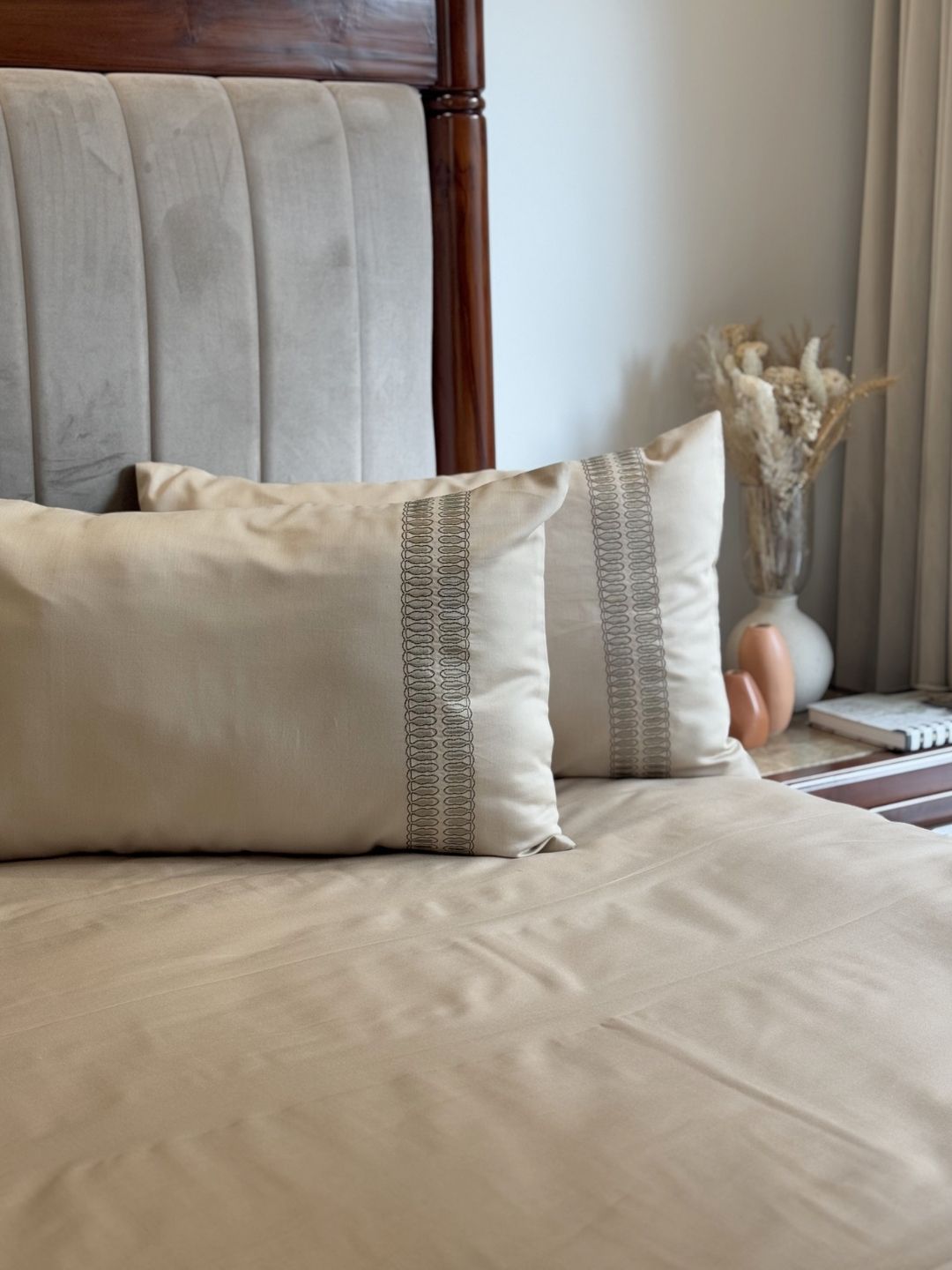1000TC Cotton Rich Ella Sand Syona Bedsheet Set