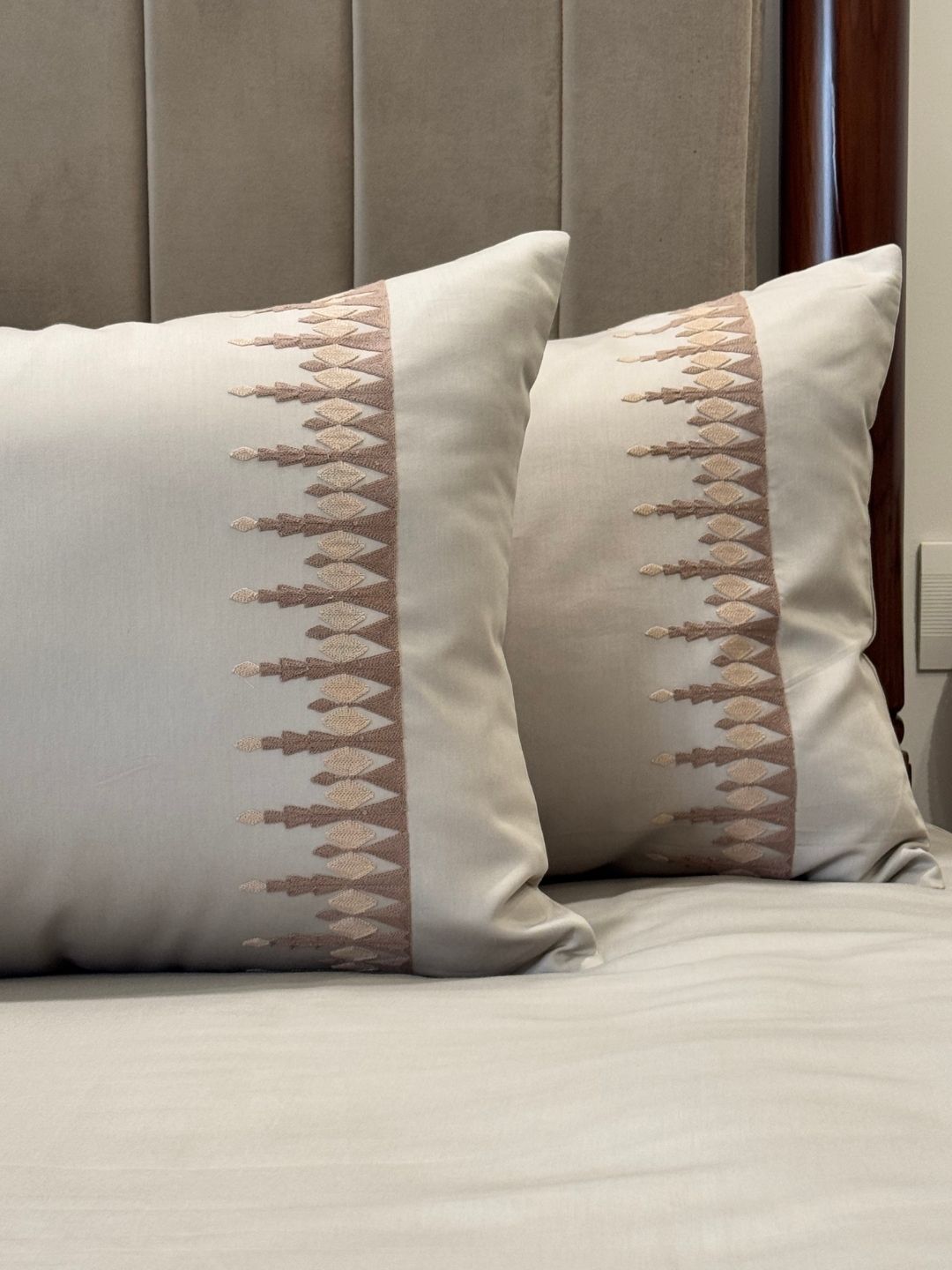 1000TC Cotton Rich Ivy Beige Syona Bedsheet Set