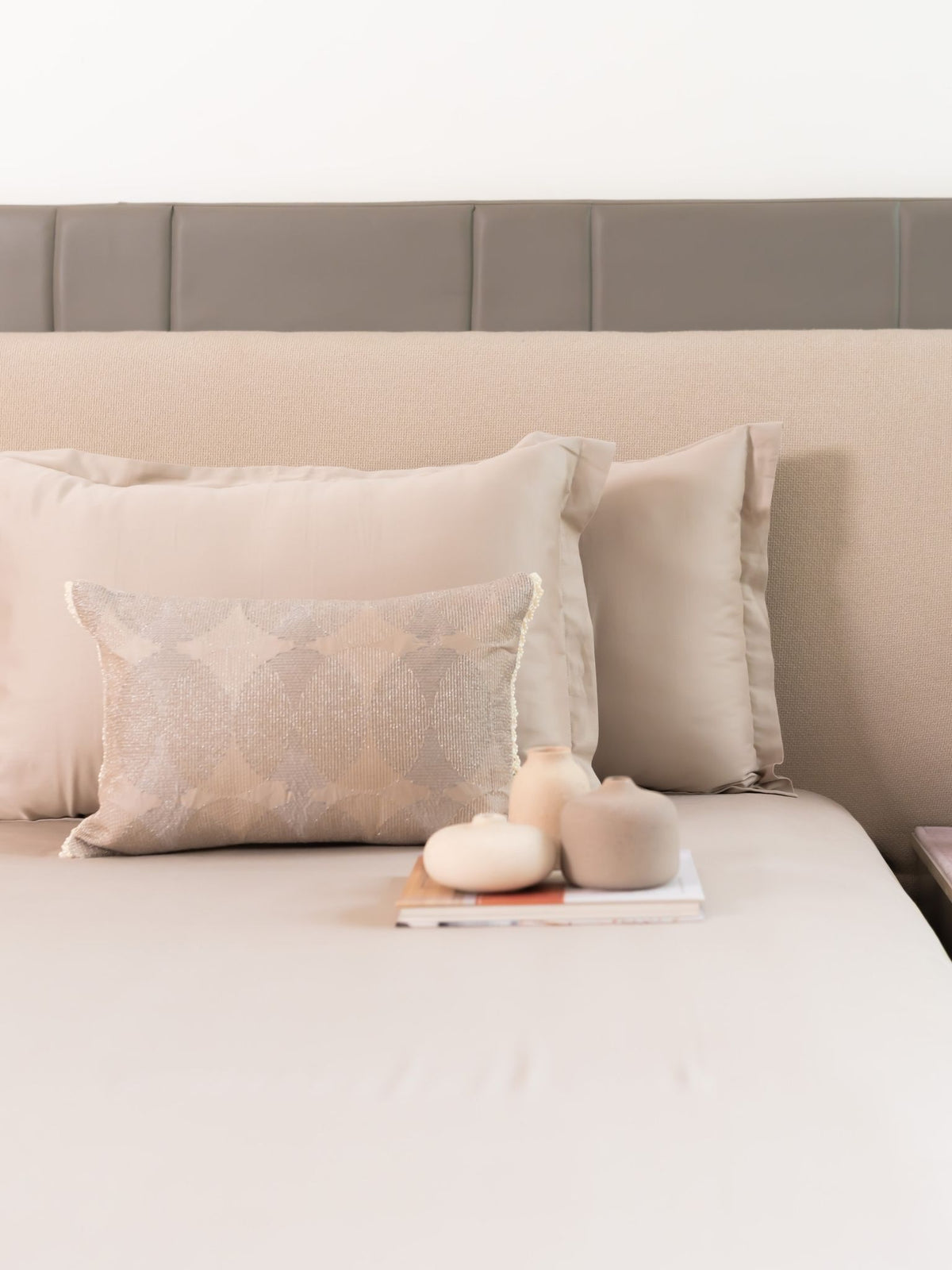 Belle Beige Treasure Bedsheet Set