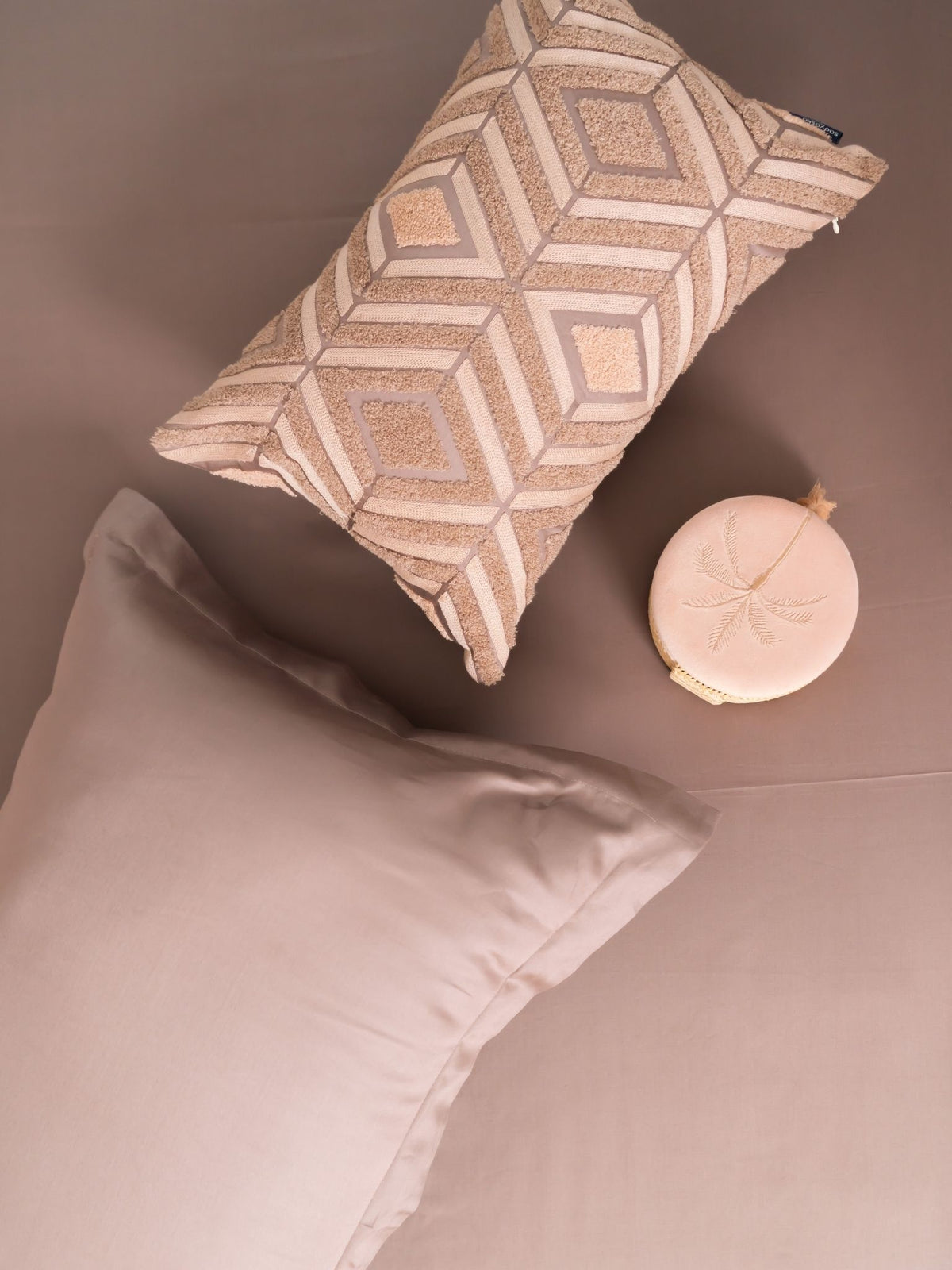 Diamora Taupe Treasure Bedsheet Set