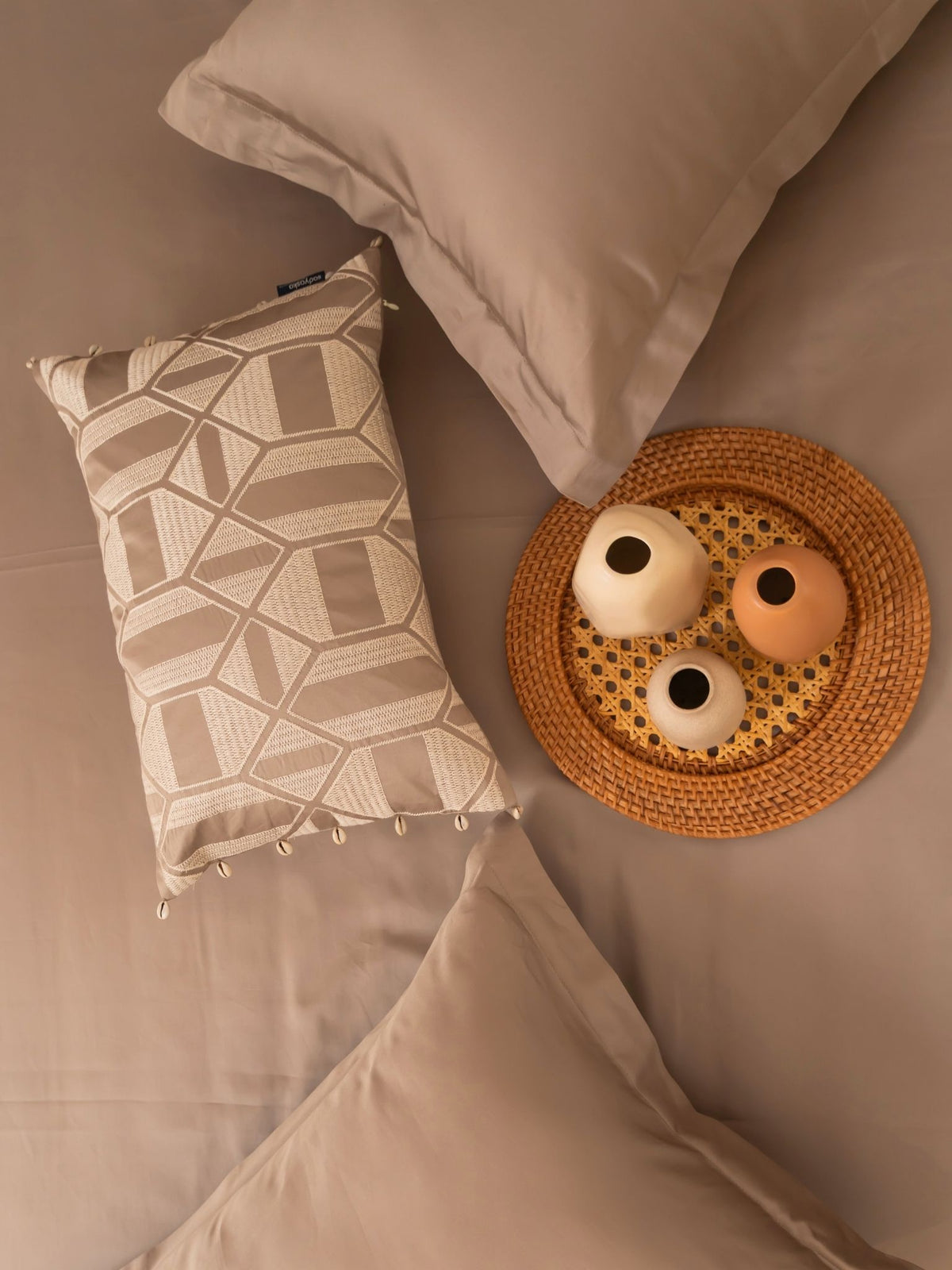 Frost Mocha Treasure Bedsheet Set