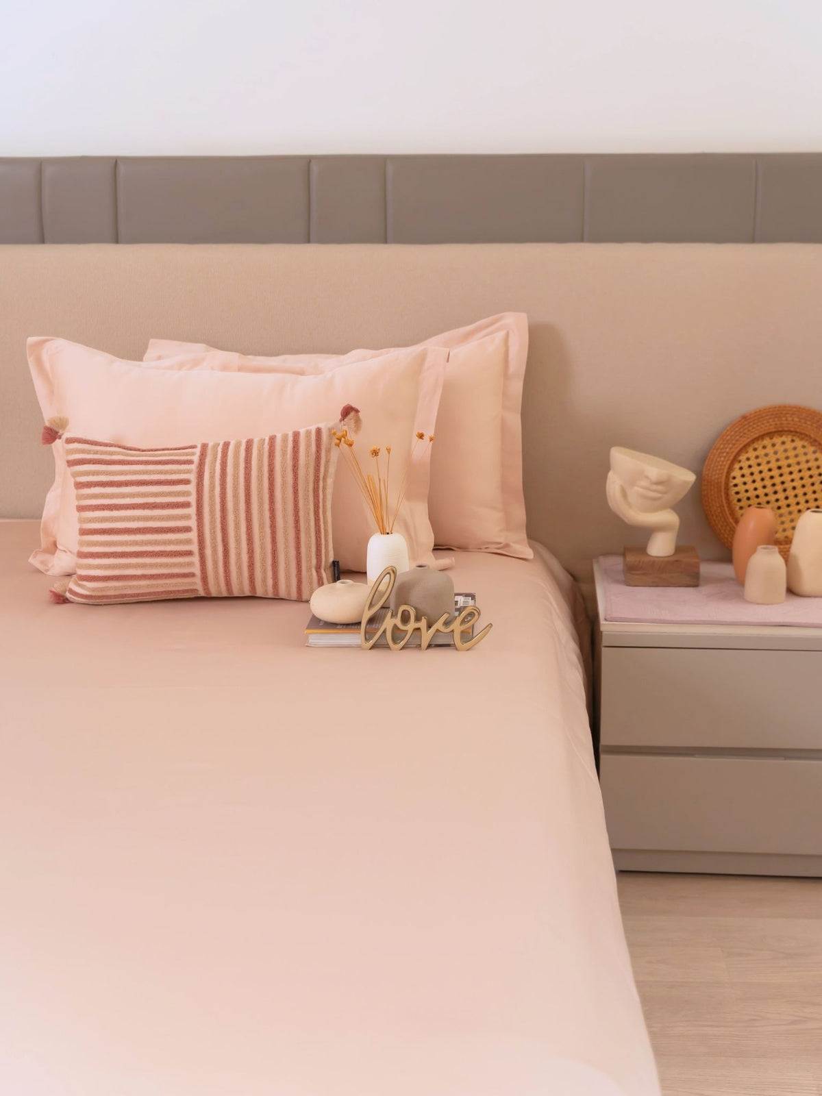 Solace Buff Treasure Bedsheet Set