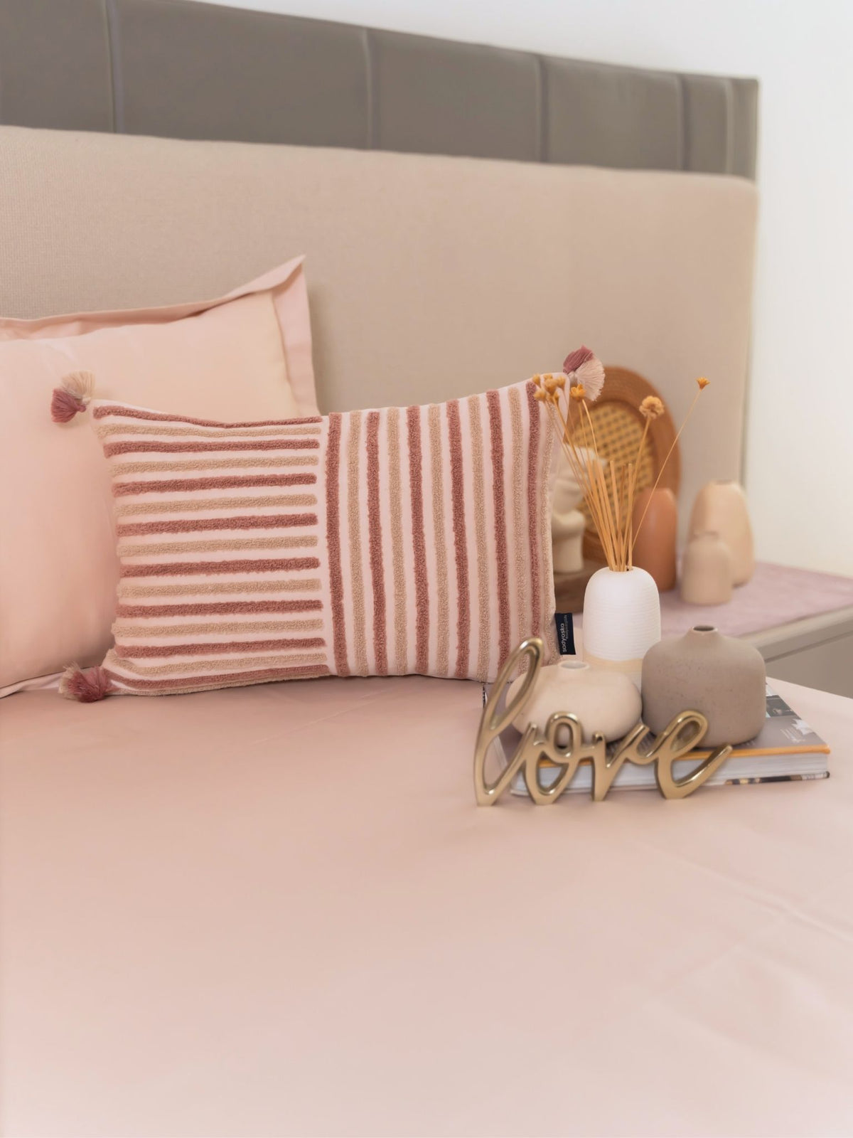 Solace Buff Treasure Bedsheet Set