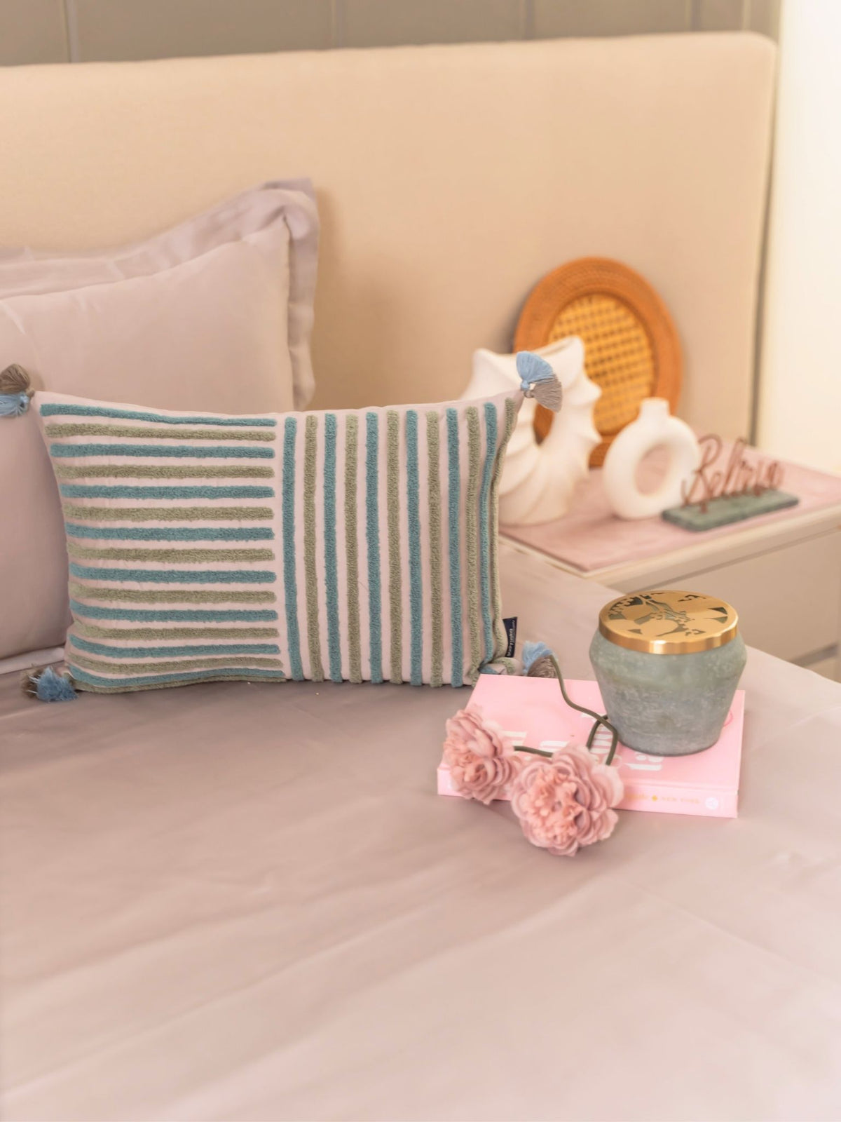 Solace Sliver Treasure Bedsheet Set