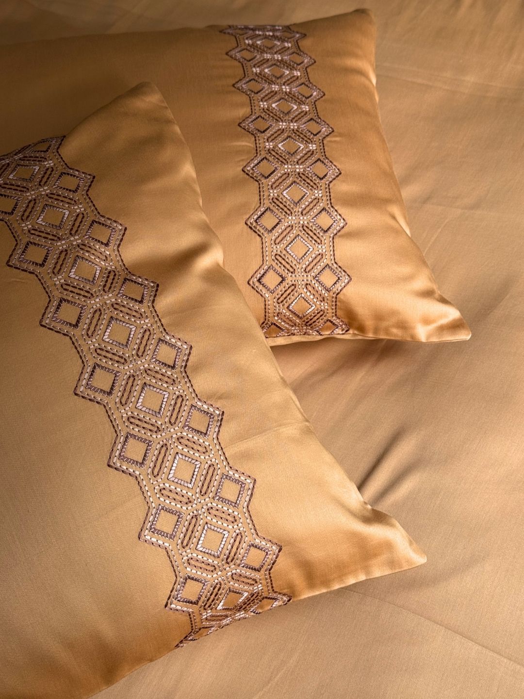 Cora Honey Mustard Dreams Bedsheet Set