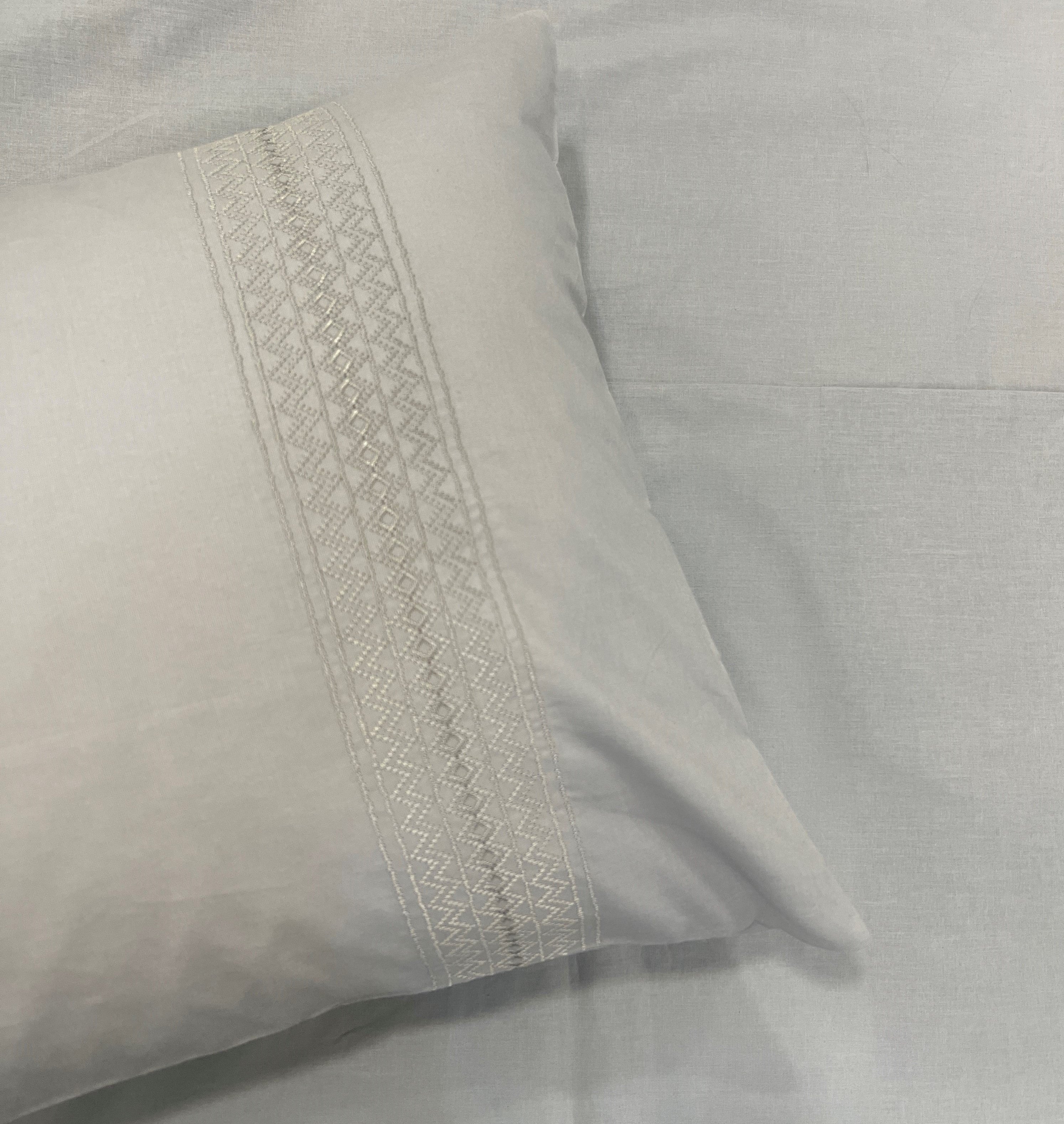 Cristal Grey Cotton Bedsheet set