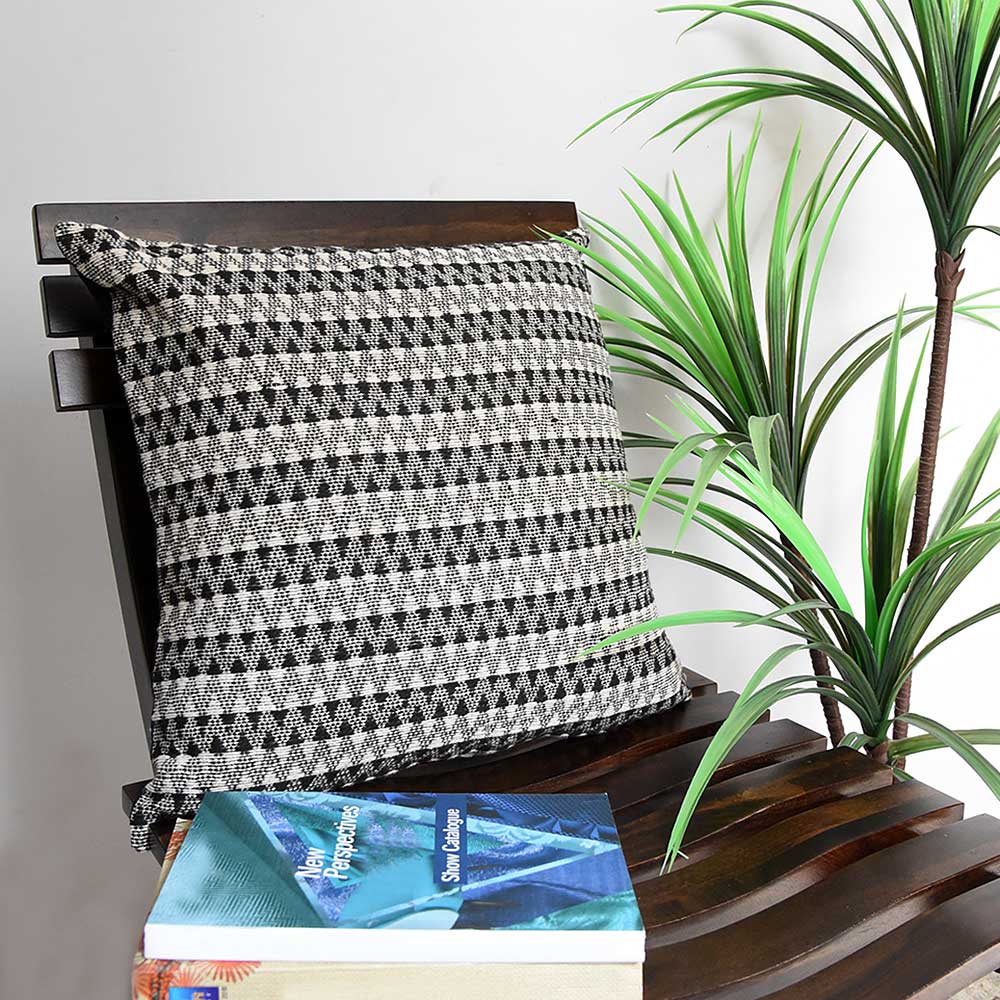 Sofa Cushion Cover Hand Woven Dupion Cushion Cover for Home Décor , Patio, Car 16x16…