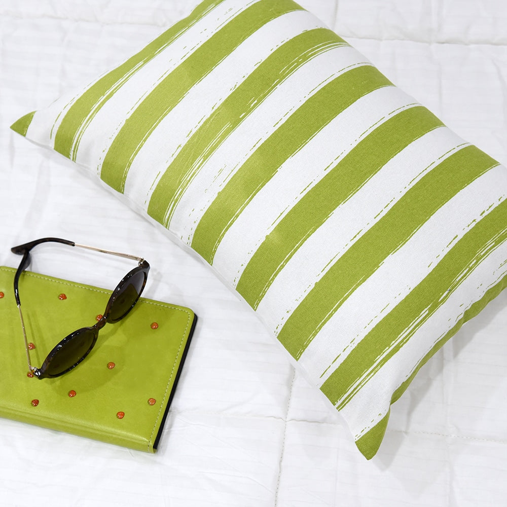 Home Decor Stripe Cushion Cover Patio &amp; Garden Geometric Pattern Printed Cotton Cushion Covers 12x18…