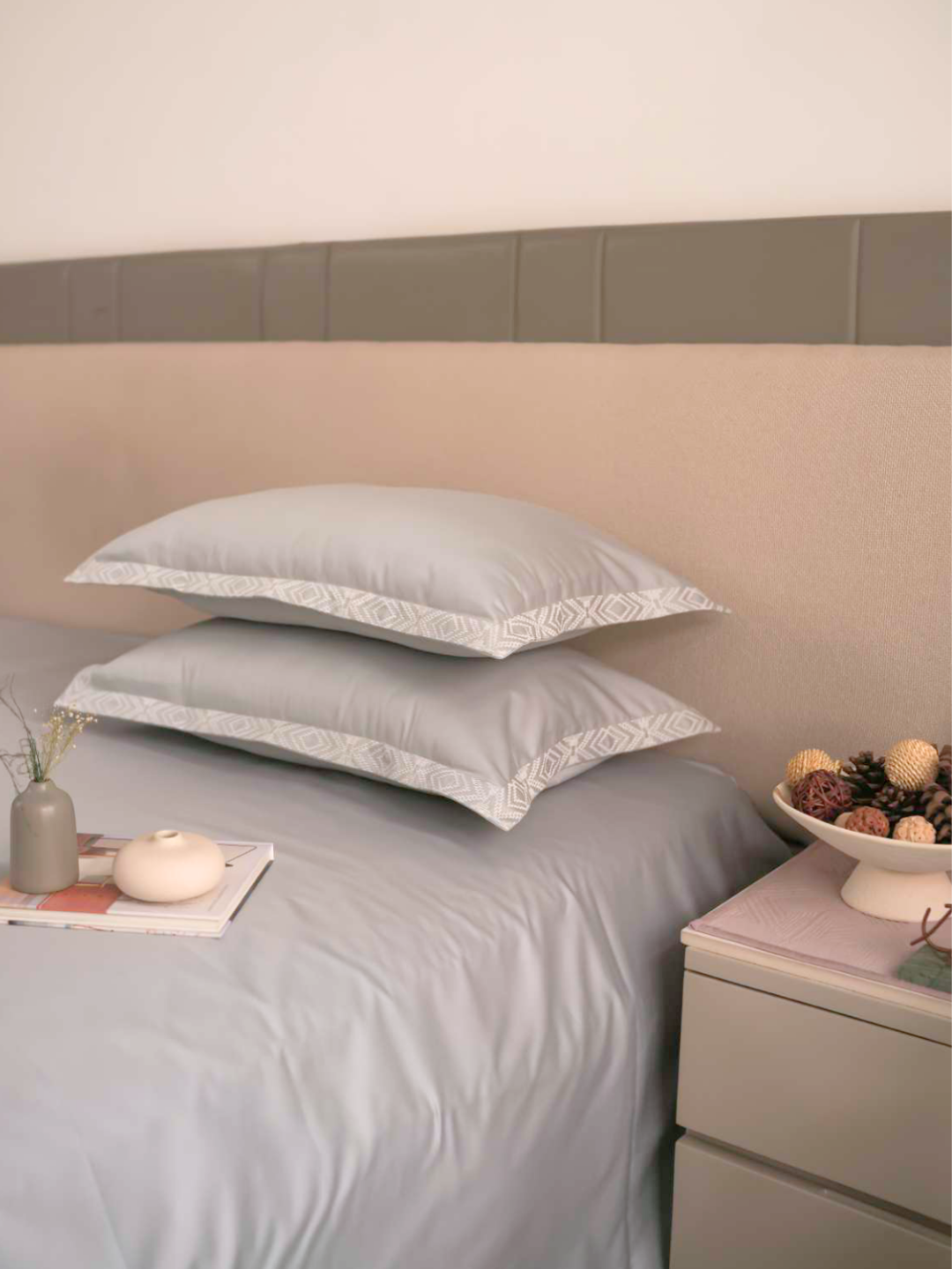 600TC Cotton Fablis Grey Beyond Bedsheet Set