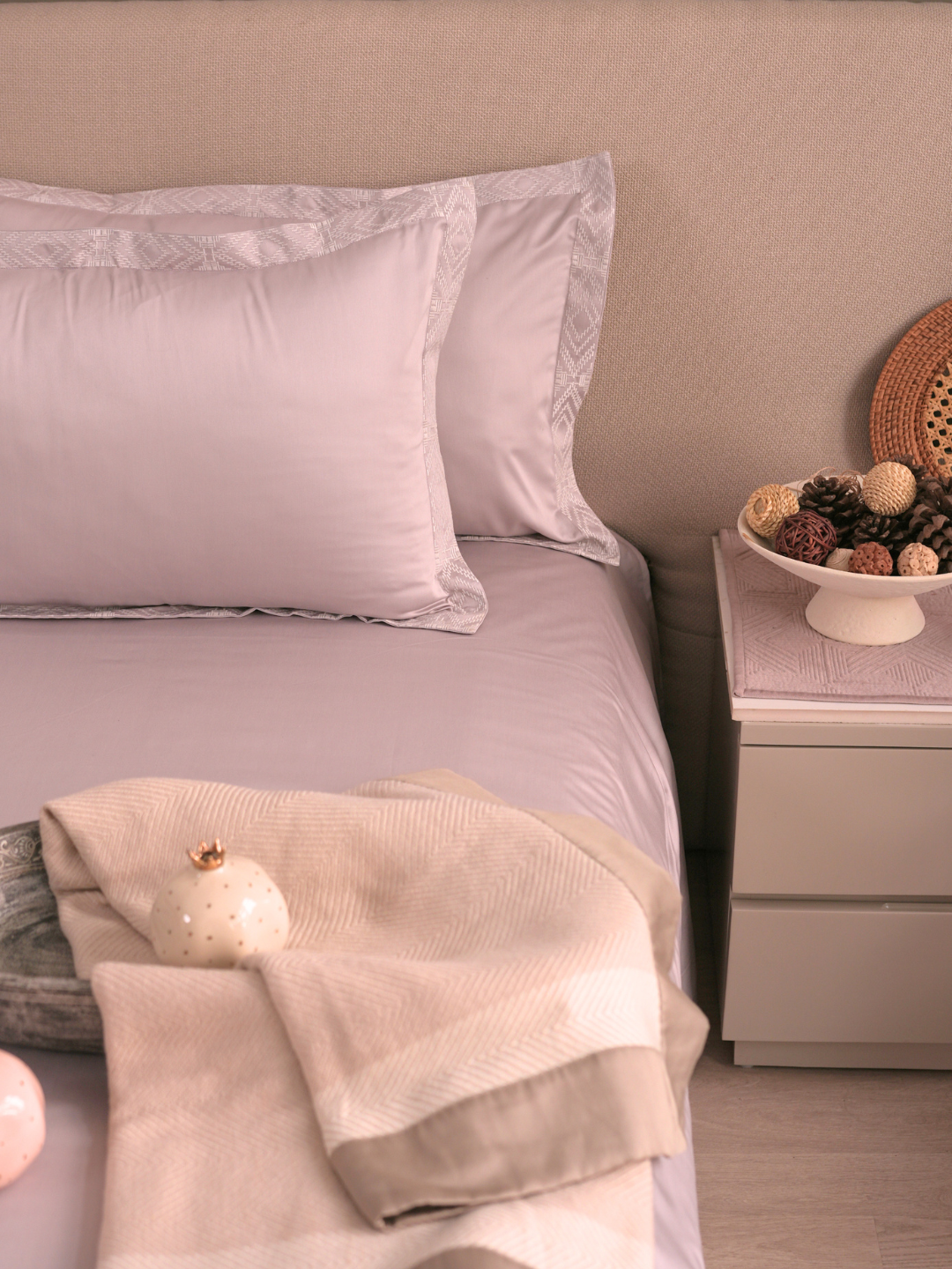 600TC Cotton Fablis Lavender Beyond Bedsheet Set