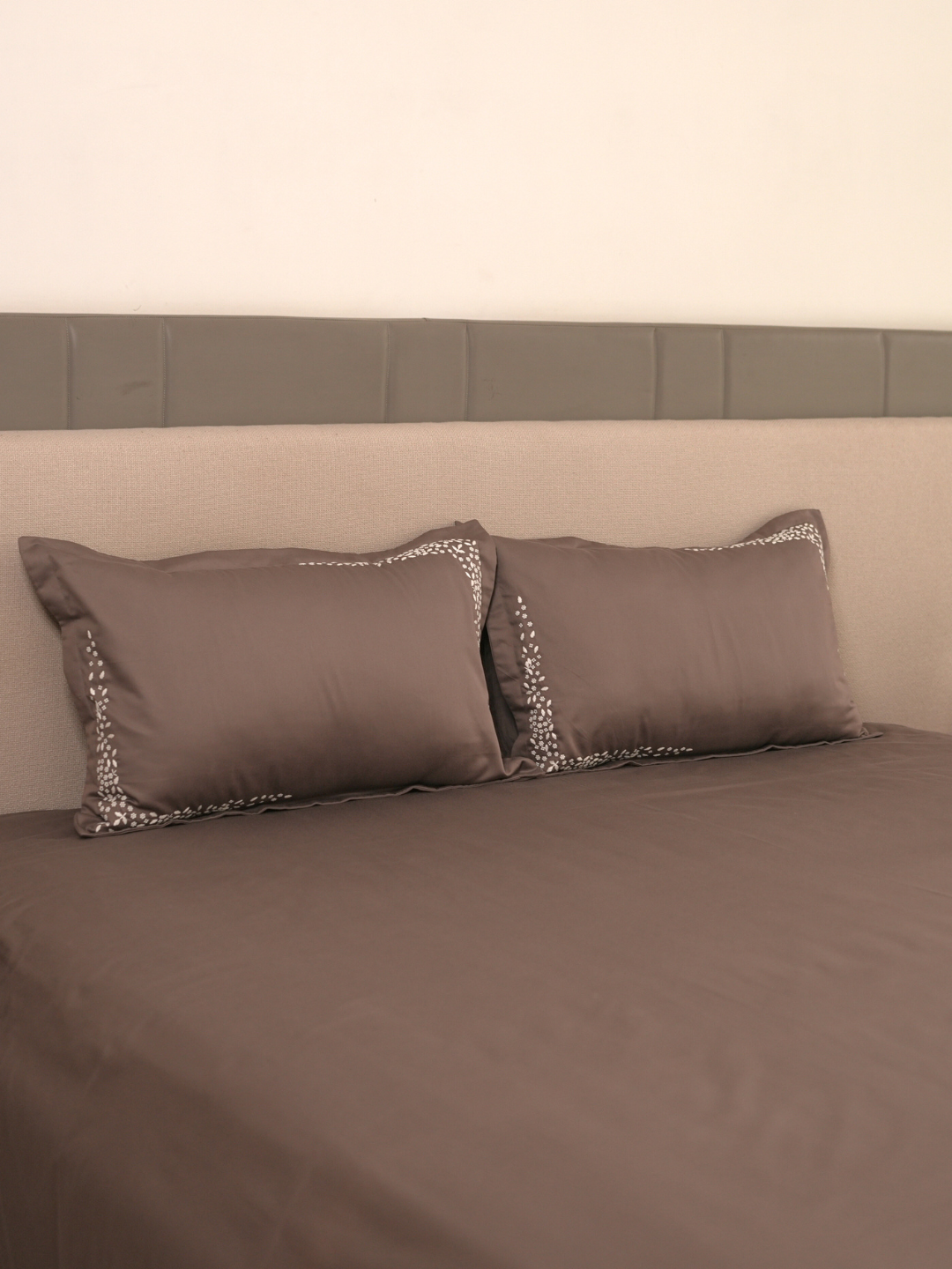600TC Cotton Mavin Cocoa Beyond Bedsheet Set