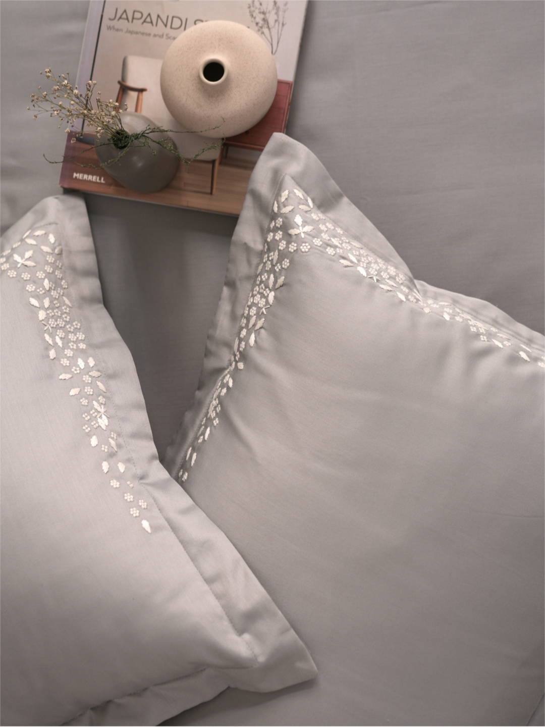 600TC Cotton Mavin Grey Beyond Bedsheet Set
