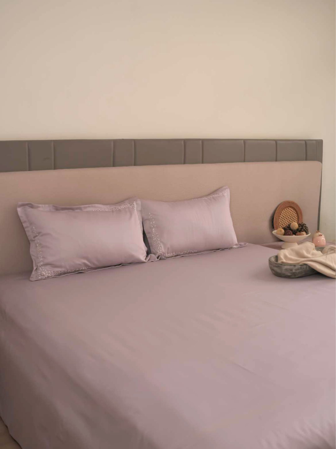 600TC Cotton Mavin Lavender Beyond Bedsheet Set