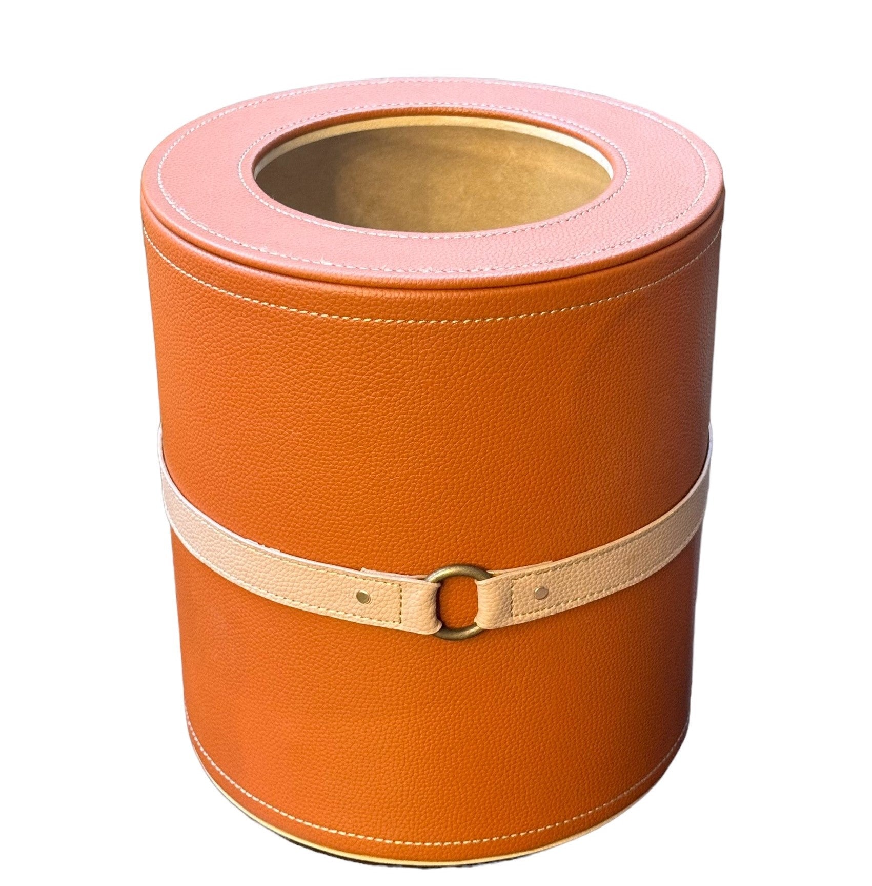 Luxora Cognac Wastebin