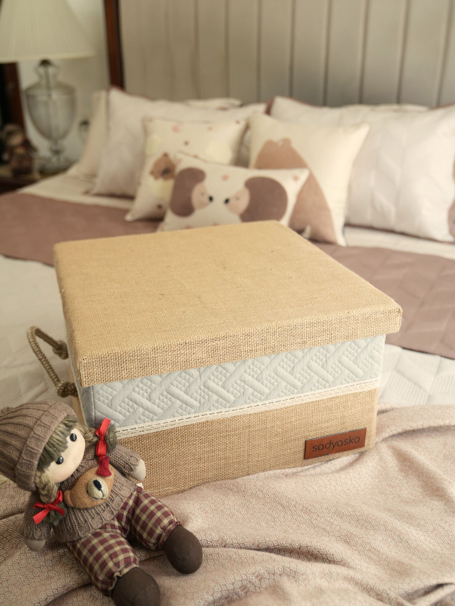 Snuggle Story Brandy Rose Ivory Kids Cotton Rich Bedding Set (10 PC Set)