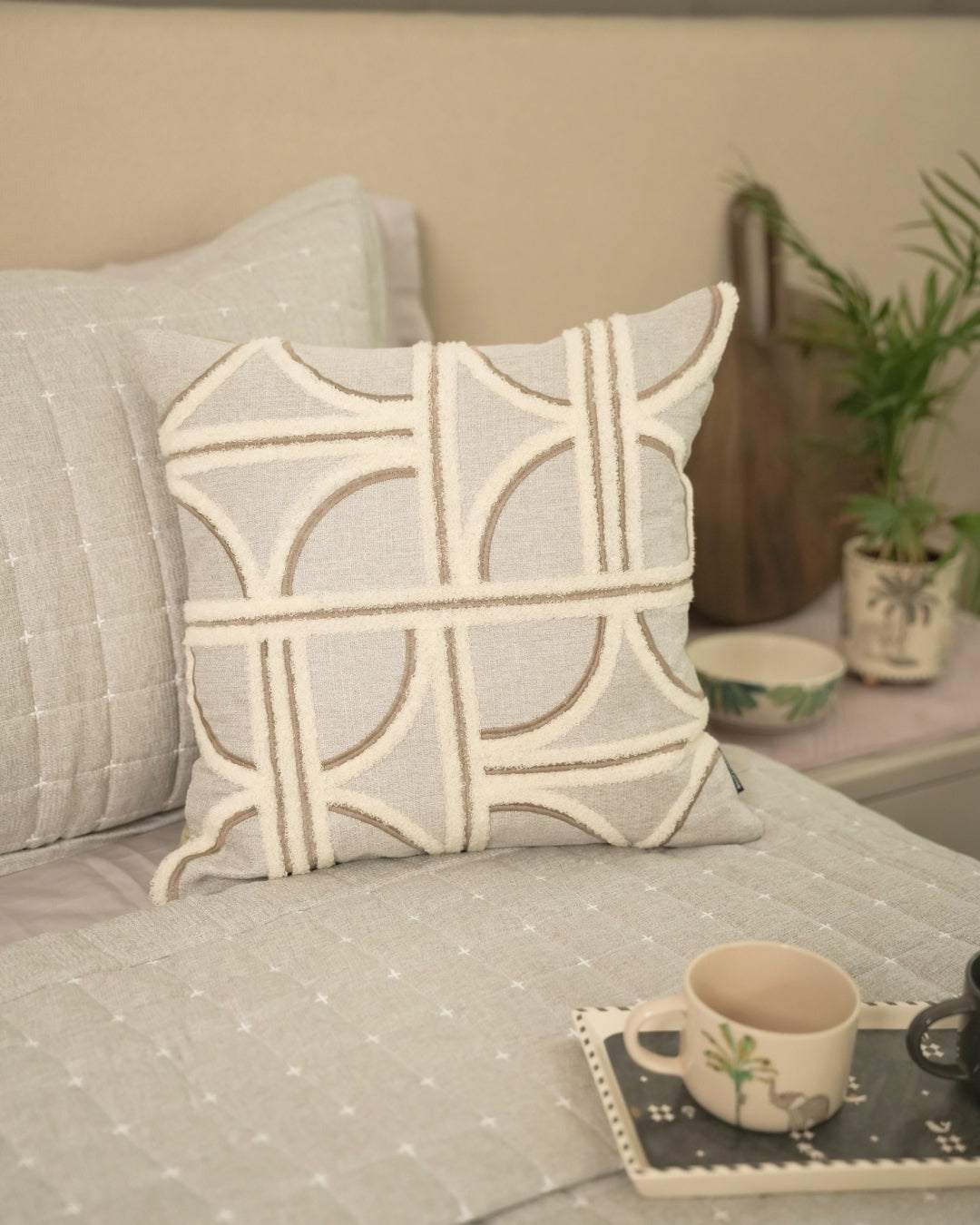 Elan Grey Bedding Set (11 PC Set)