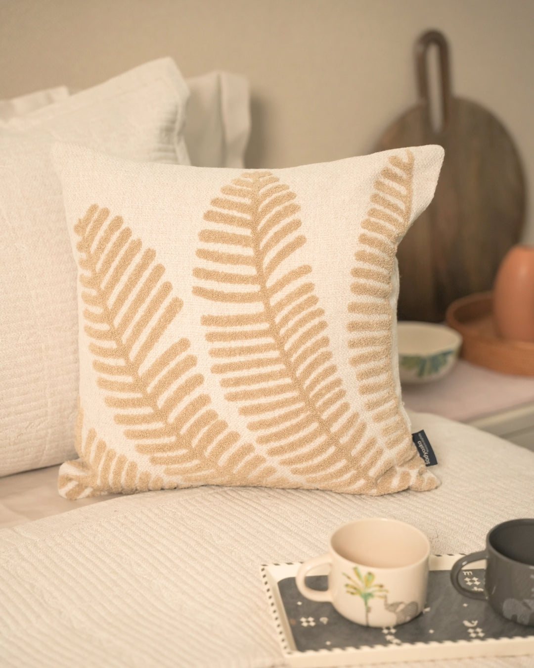 Blossom Beige Bedding Set (11 PC Set)