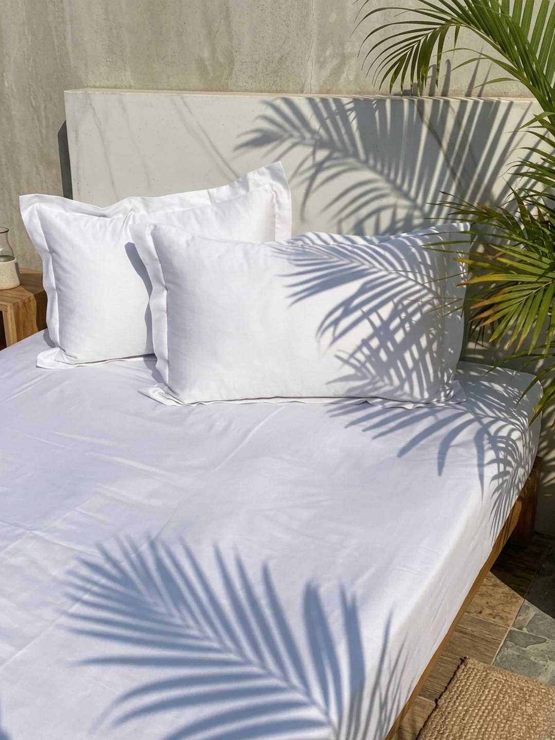 Luxe White Bedsheet