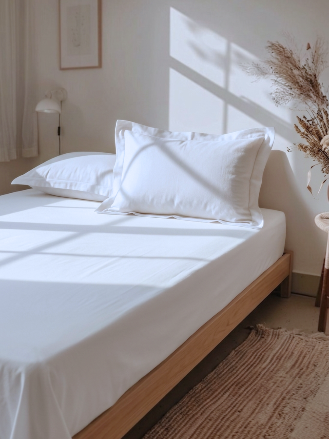 Luxe White Bedsheet