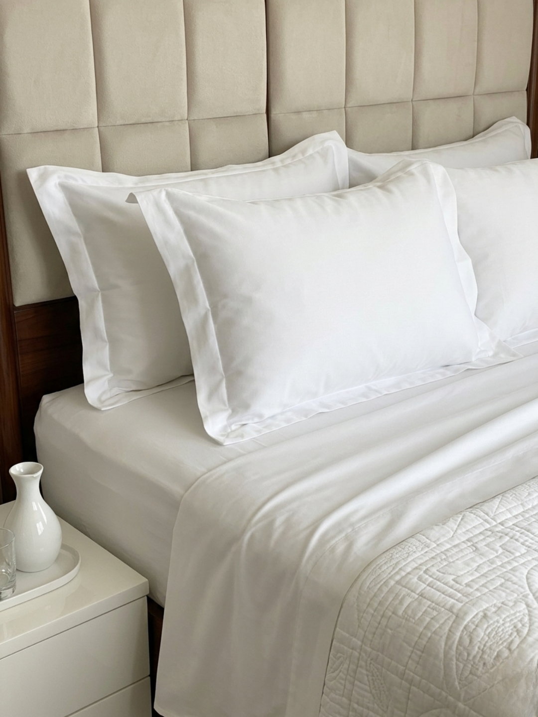 Luxe White Bedsheet