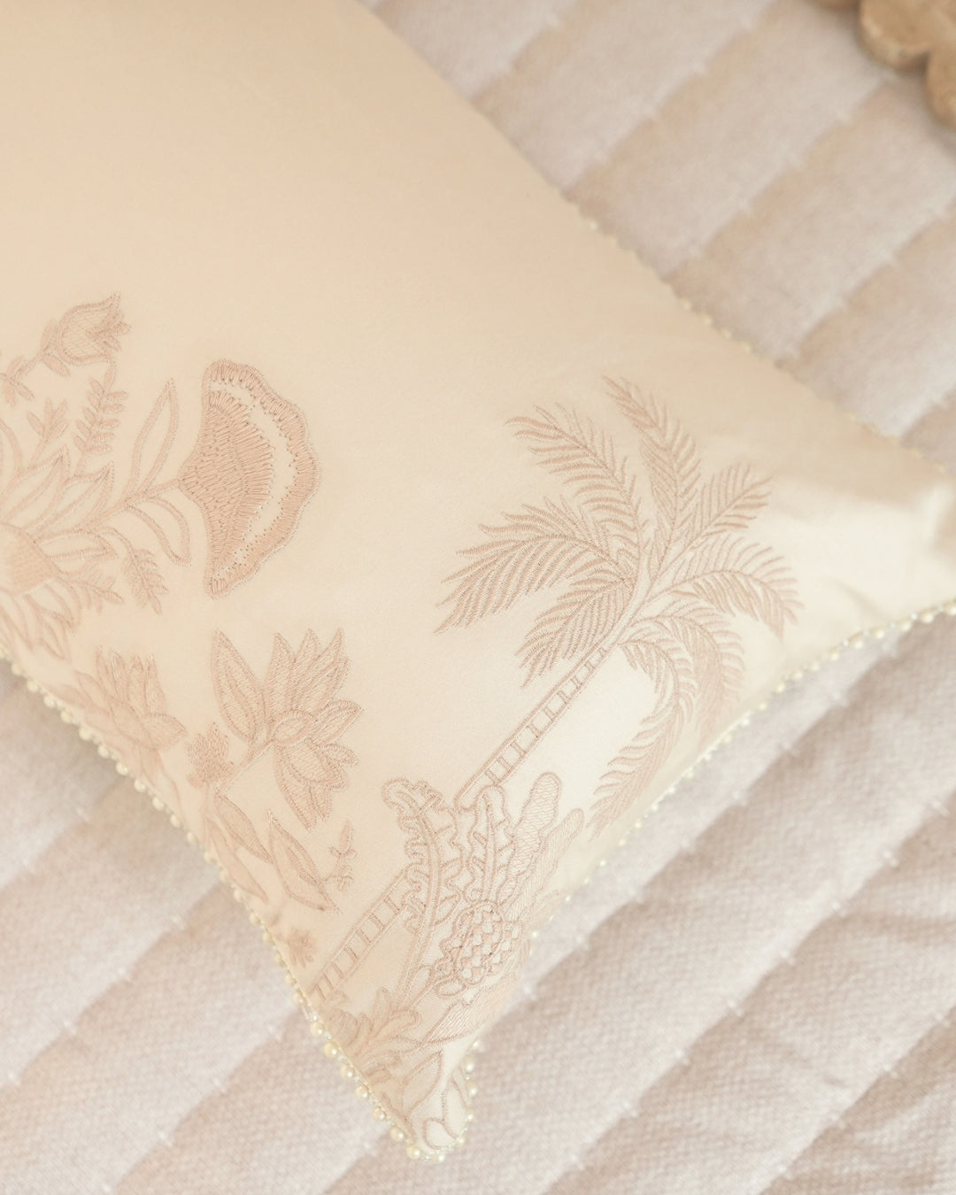 Lumina Beige Bedding Set (11 PC Set)