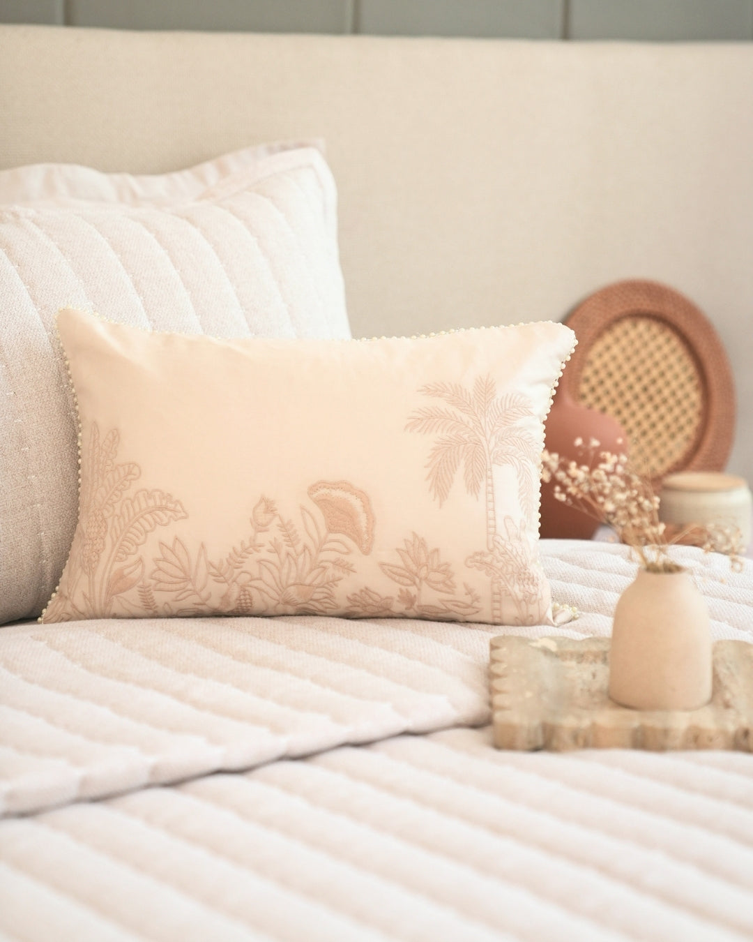 Lumina Beige Bedding Set (11 PC Set)