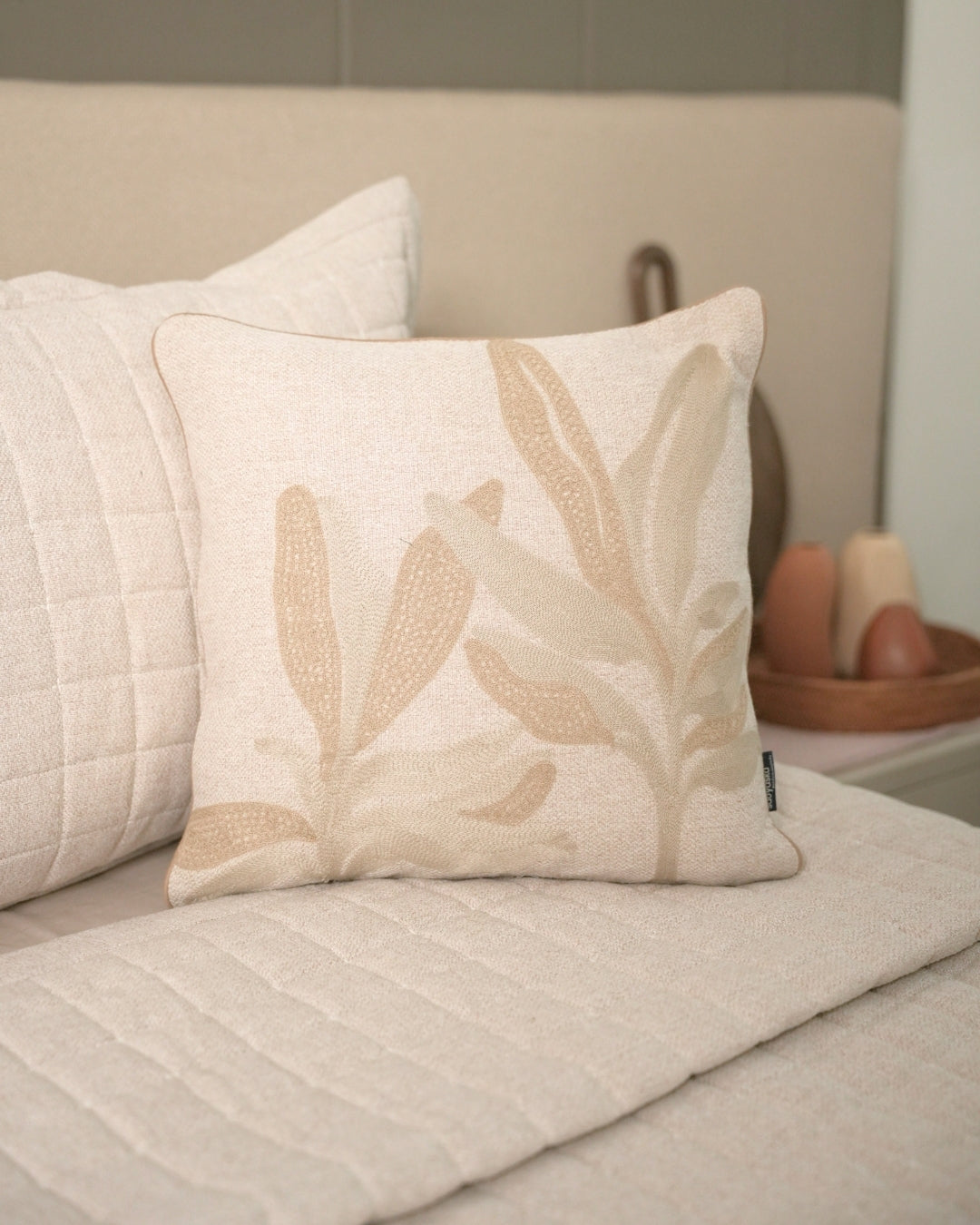 Elan Beige Bedding Set (11 PC Set)
