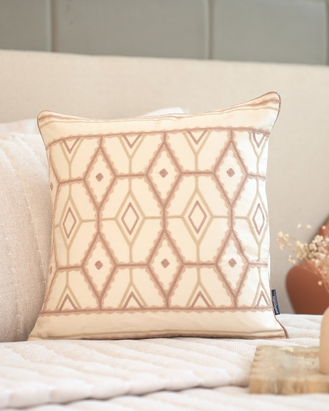 Lumina Beige Bedding Set (11 PC Set)
