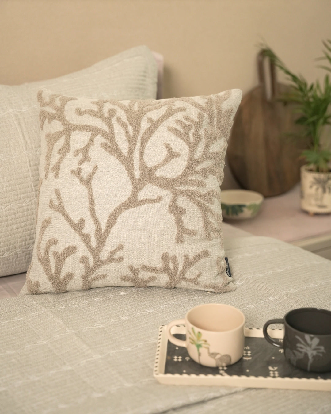 Blossom Grey Bedding Set (11 PC Set)